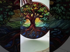 Hartowane szkło artystyczne